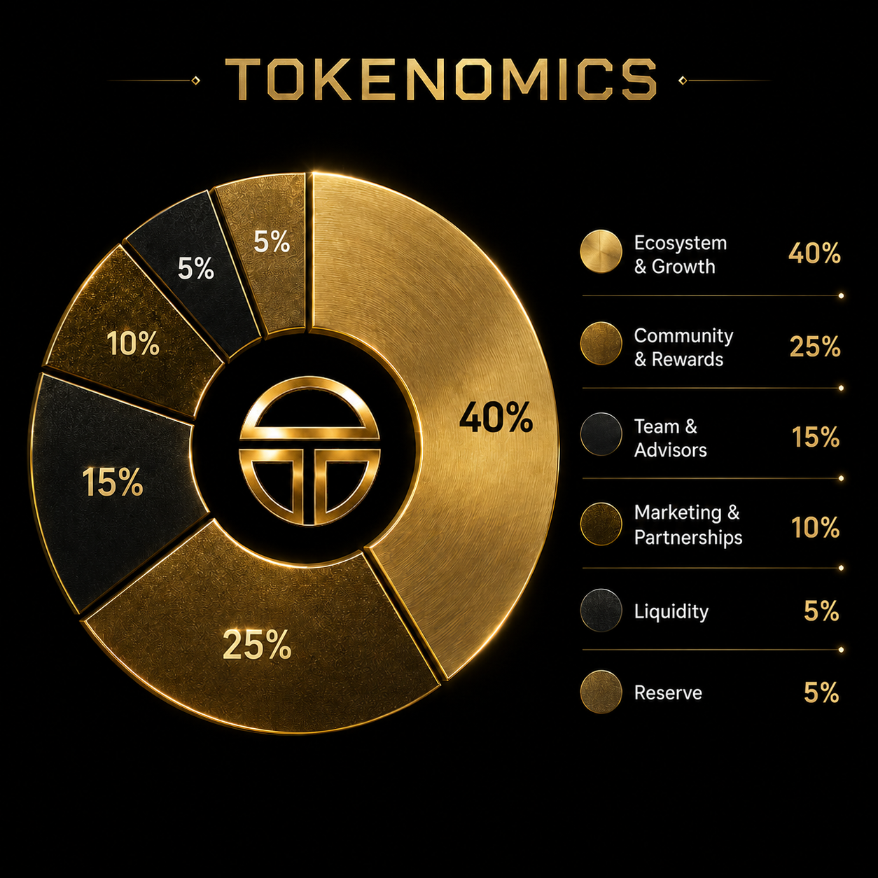 Trypto tokenomics chart